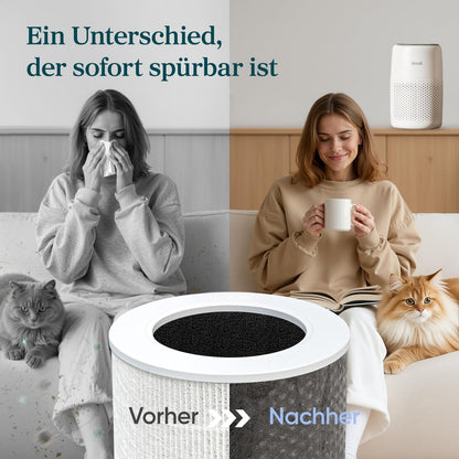 Levoit Luftreiniger für Allergiker – Schlafzimmer, Weiß