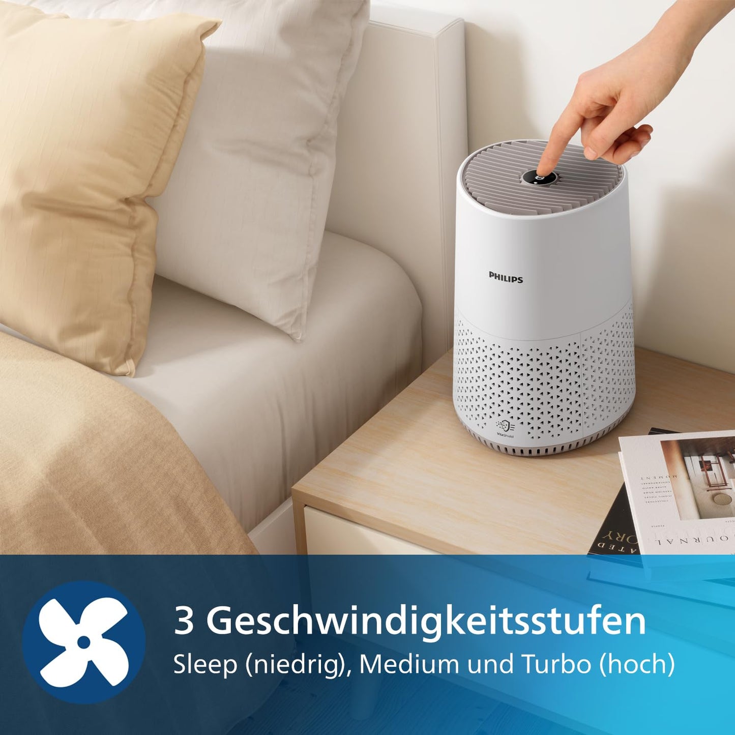 Philips AC0650/10 Luftreiniger mit HEPA Filter